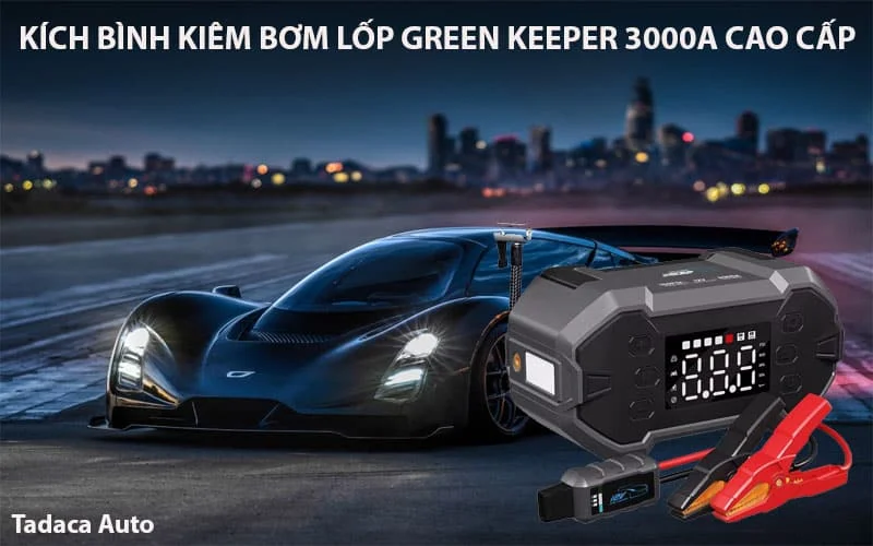Bơm Lốp Kiêm Kích Bình Green Keeper 3000A