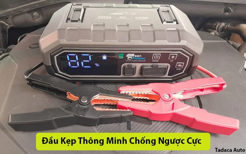 Kích Bình Ắc Quy Green Keeper 4000A Siêu Mạnh