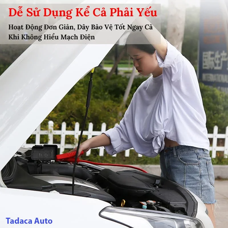 Dây Câu Bình Ắc Quy Ô Tô 3000A Chính Hãng
