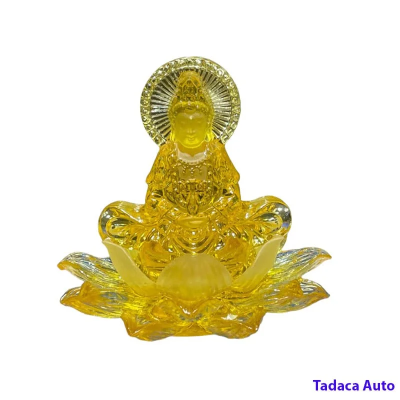 Tượng Phật Quan Âm Ngự Đài Sen Để Ô Tô