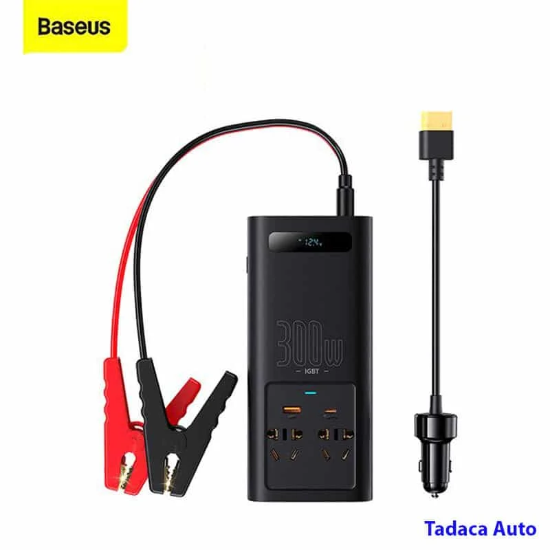 Bộ Chuyển Nguồn 12V Sang 220V Baseus 300W Chính Hãng