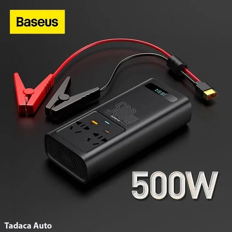 Bộ Chuyển Nguồn 12V Sang 220V Baseus 500W Cao Cấp