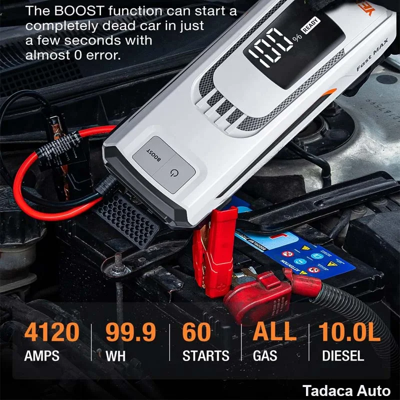 Kích Bình Ắc Quy Ô Tô Yesper FAST MAX 4120A Siêu Khủng