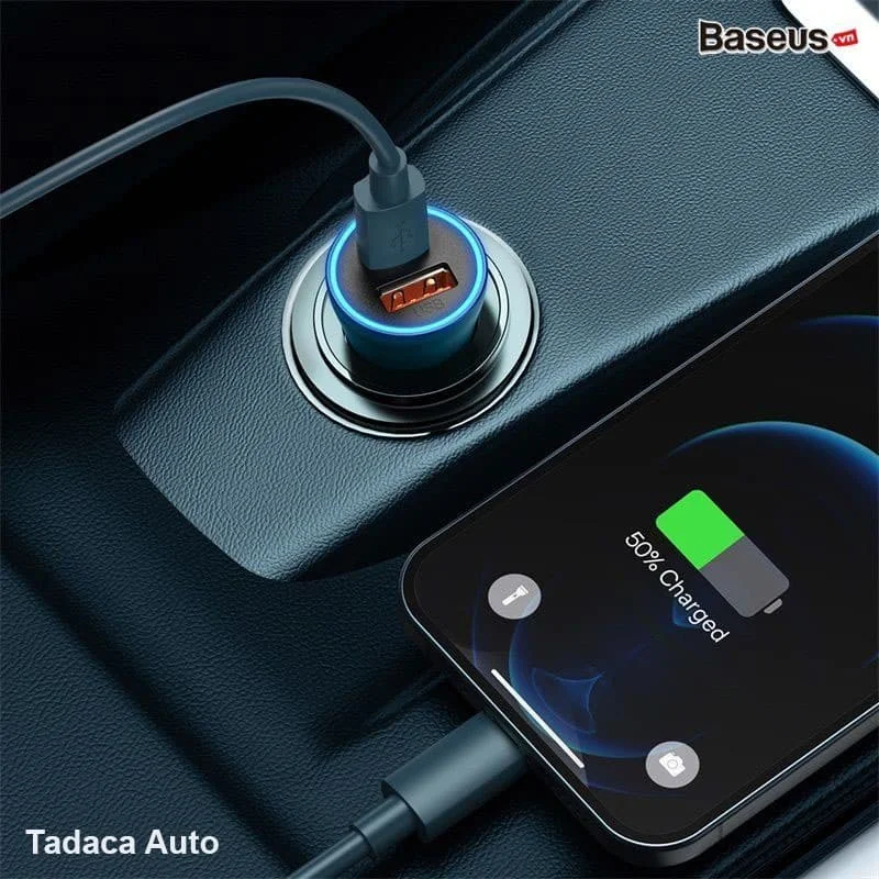 Tẩu Sạc Baseus 12V-24V Công Suất 24W