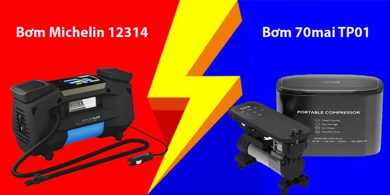 So Sánh Bơm 70mai TP01 Và Bơm Michelin 12314 Bơm Nào Mạnh Hơn ?