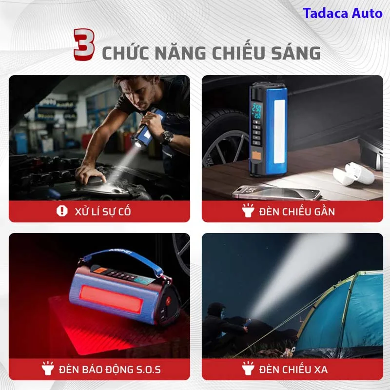 Bơm Lốp Kiêm Kích Bình Omino Đa Năng