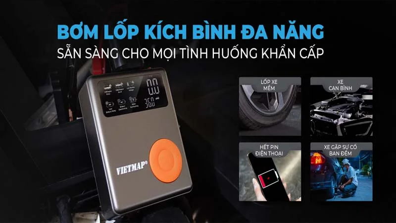 Những Lưu Ý Khi Sử Dụng Kích Bình Ắc Quy Kiêm Bơm Lốp Ô Tô