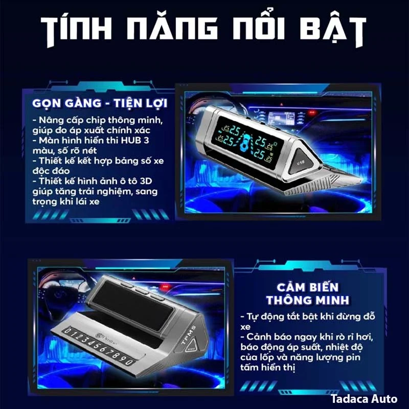 Cảm Biến Áp Suất Lốp Omino Van Ngoài Cao Cấp