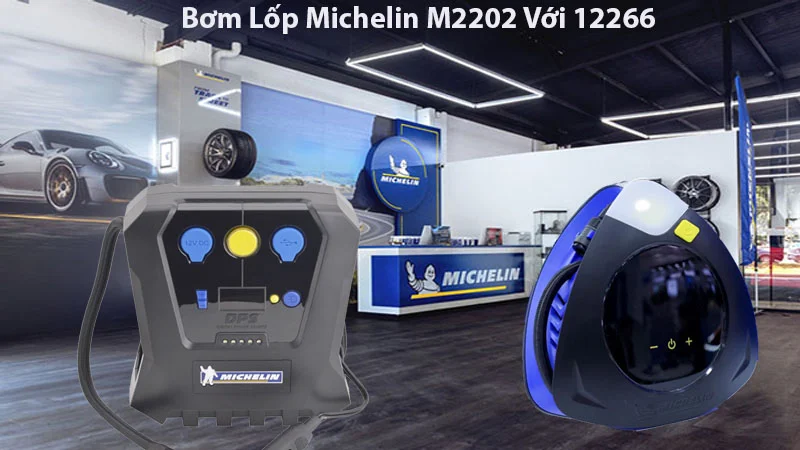 Bơm Lốp Ô Tô Michelin M2202 Và 12266 Nên Sử Dụng Model Nào ?