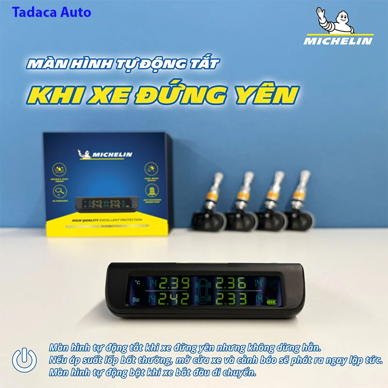 Cảm Biến Áp Suất Lốp Ô Tô Michelin 501B-M Van Trong