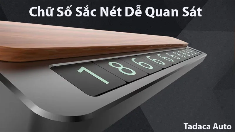 Bảng Số Điện Thoại Ô Tô GP Parking Card