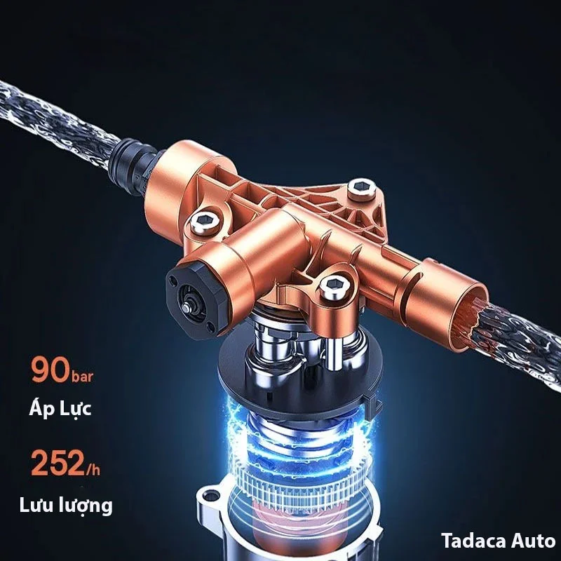 Máy Rửa Xe Ô Tô Baseus F0 1000W Chính Hãng