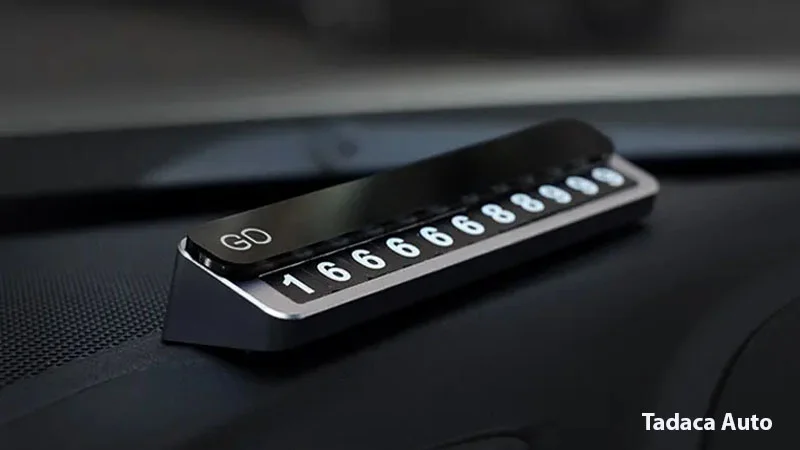 Bảng Số Điện Thoại Ô Tô GP Parking Card