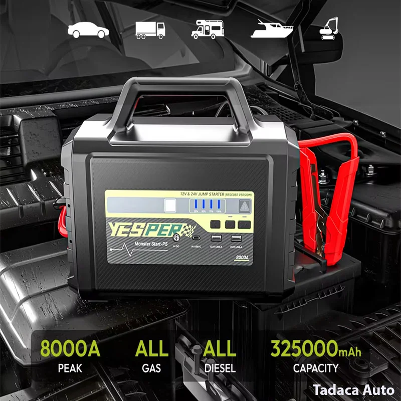 Kích Bình Xe Tải Yesper P5 12V-24V Siêu Khủng