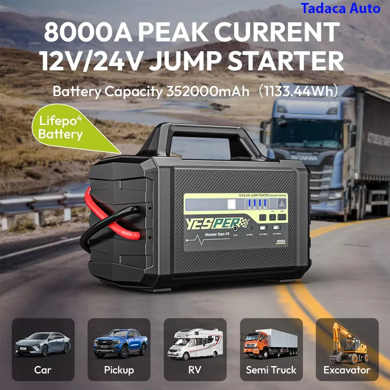 Kích Bình Xe Tải Yesper P5 12V-24V Siêu Khủng
