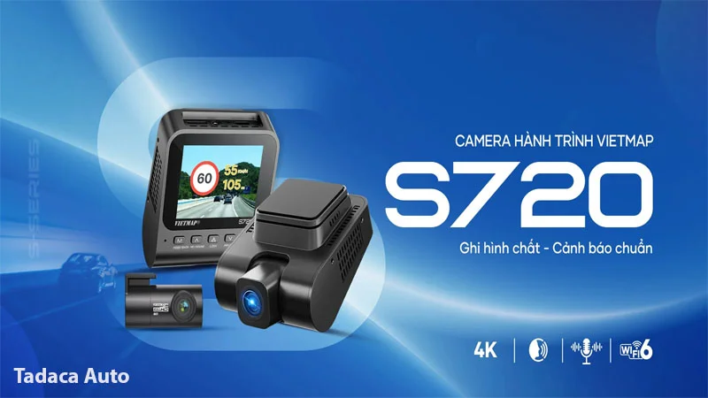 Vietmap Ra Mắt Mẫu Camera Hành Trình S720 4K Siêu Nét - Tadaca Auto Việt Nam
