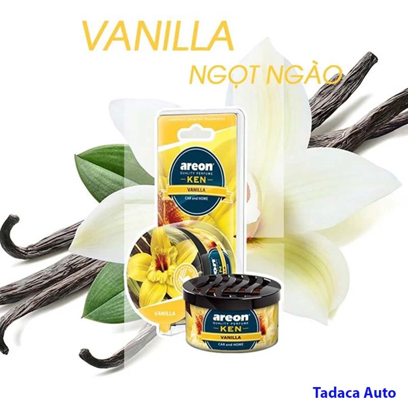 Sáp Thơm Ô Tô Areon Vanilla Chính Hãng