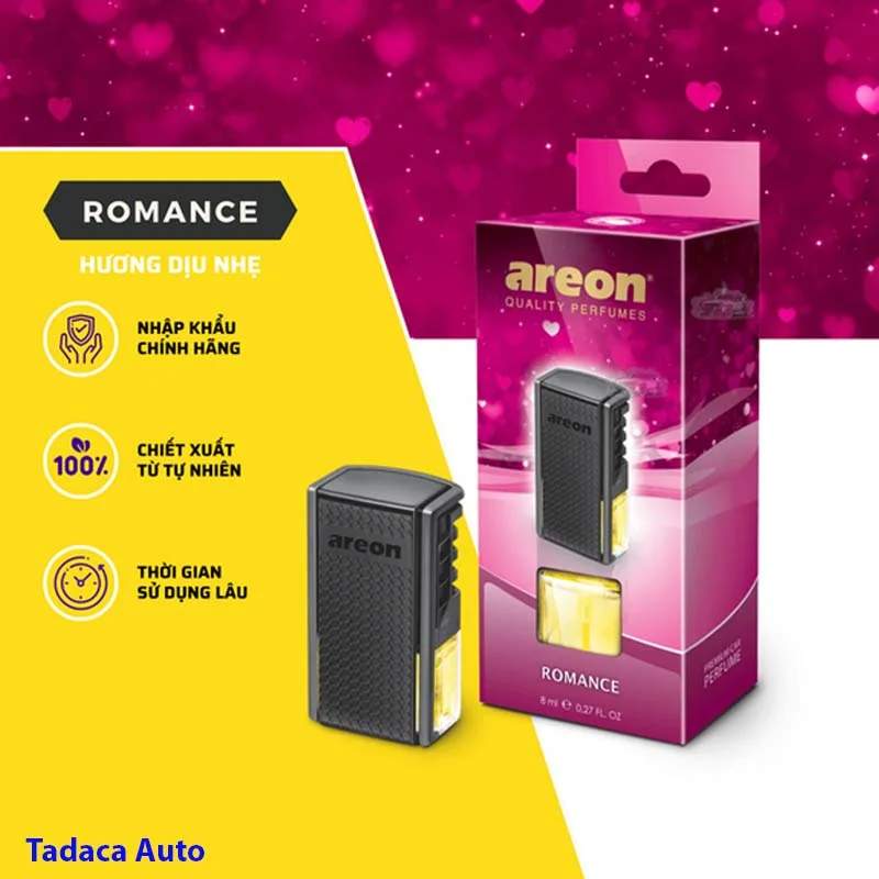 Nước Hoa Kẹp Cửa Gió Ô Tô Areon Romance