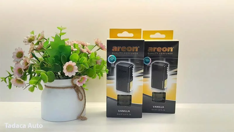 Nước Hoa Kẹp Cửa Gió Ô Tô Areon Vanilla Chính Hãng