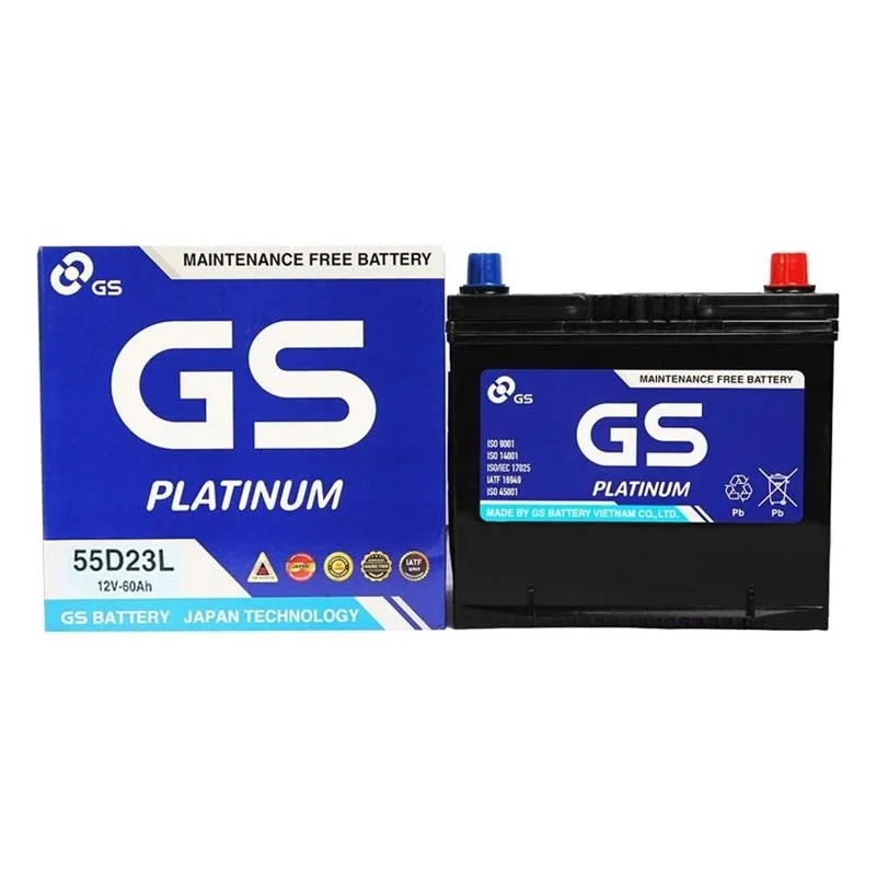 Ắc Quy Ô Tô GS 60Ah-12V Chính Hãng