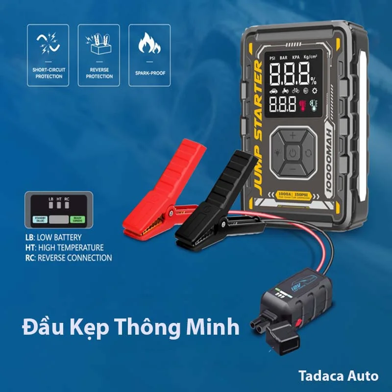 Bơm Lốp Kiêm Kích Bình Green Keeper J1209P Đa Năng