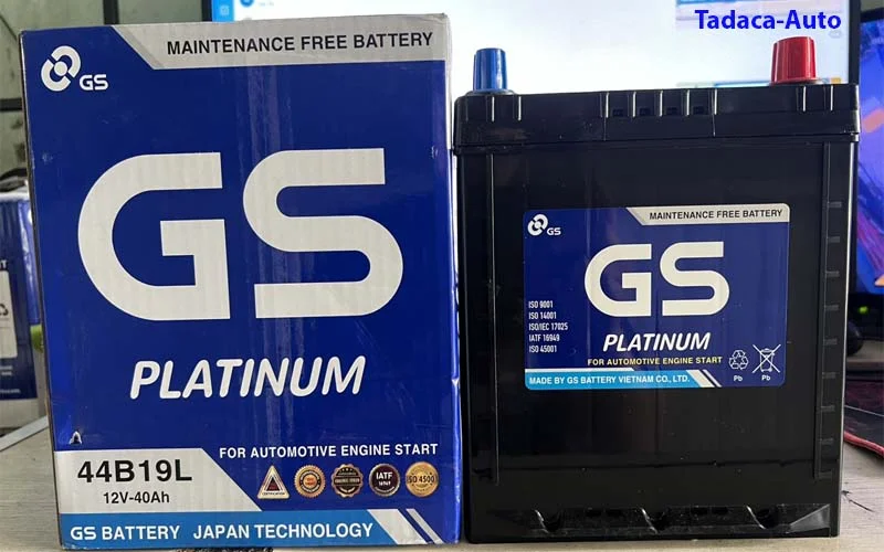 Ắc Quy Ô Tô GS 40AH-12V Chính Hãng