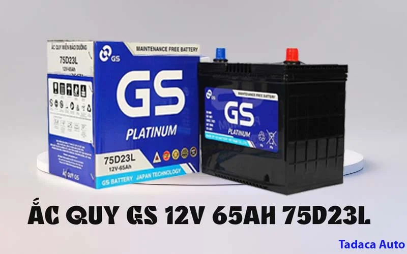 Ắc Quy Ô Tô GS 65Ah-12V Chính Hãng