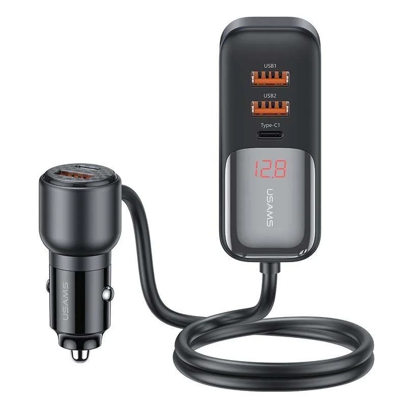 Tẩu Sạc Ô Tô USAMS CC213 165W Chính Hãng