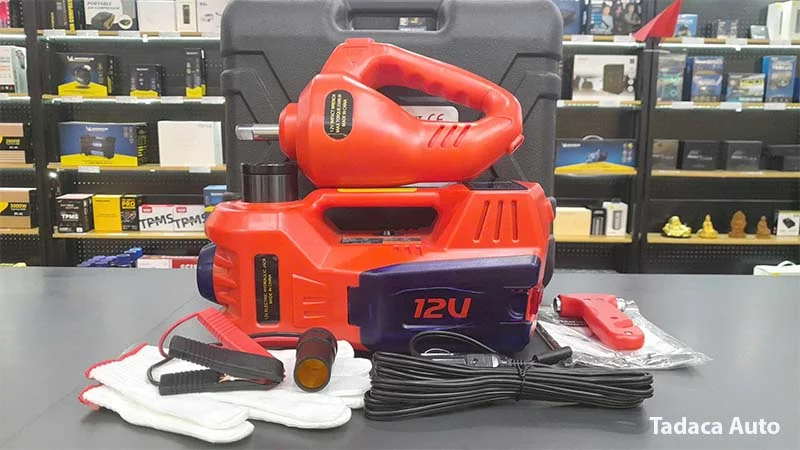 Kích Gầm Kiêm Bơm Và Tháo Lốp Ô Tô Đa Năng 5 In 1