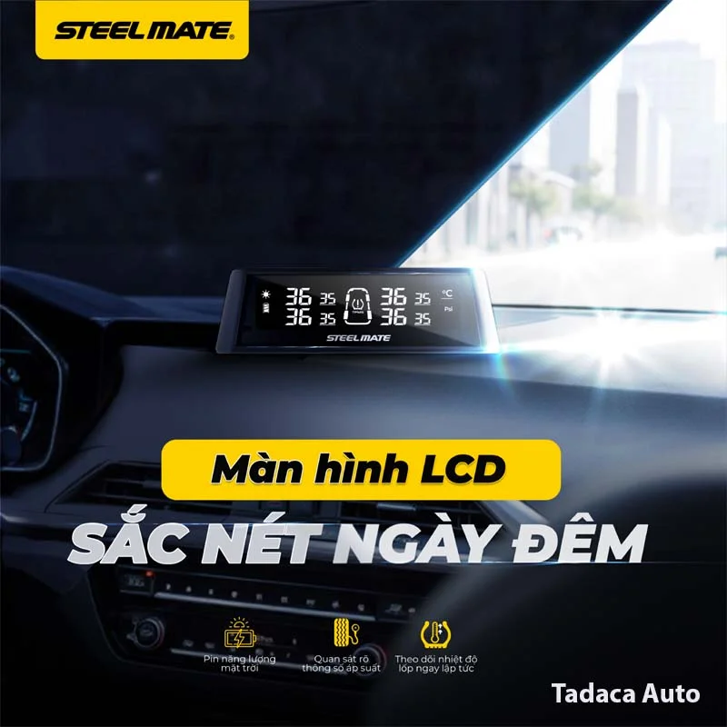 Cảm Biến Áp Suất Lốp Steelmate TP-S20 Pro Van Ngoài