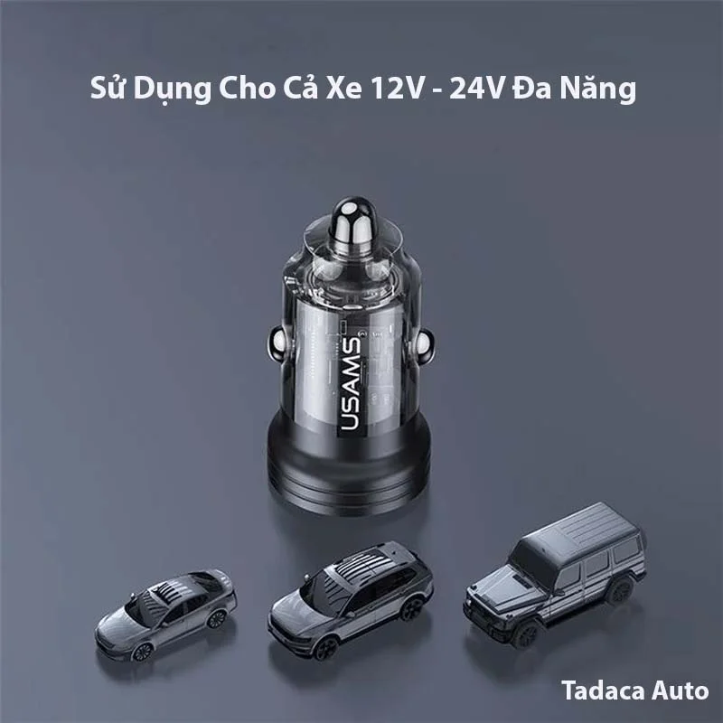Tẩu Sạc Ô Tô USAMS CC175 45W
