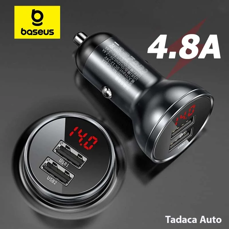 Tẩu Sạc Ô Tô Baseus 3 Trong 1 Đa Năng