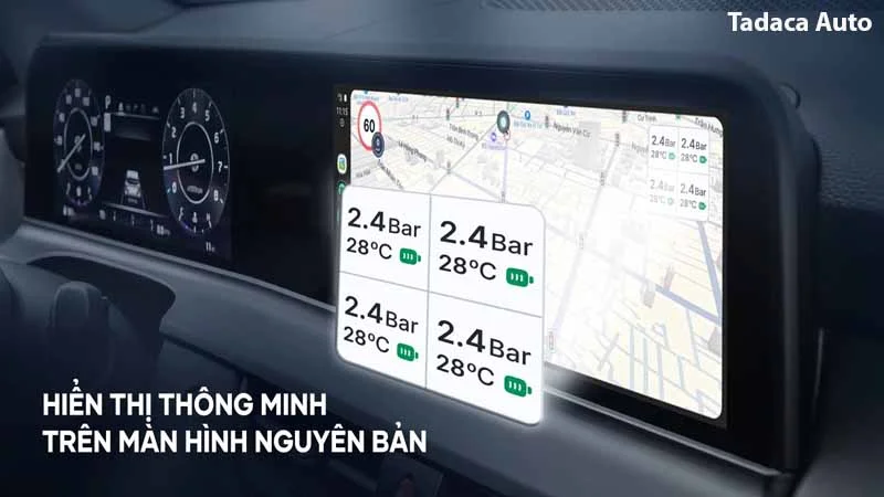 Cảm Biến Áp Suất Lốp Vietmap TW50 Van Trong