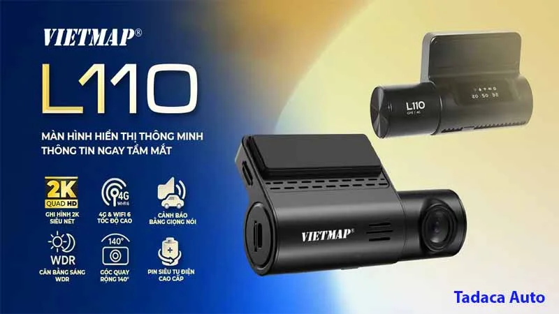 Camera Hành Trình 4G Vietmap L110 Siêu Nét 2K