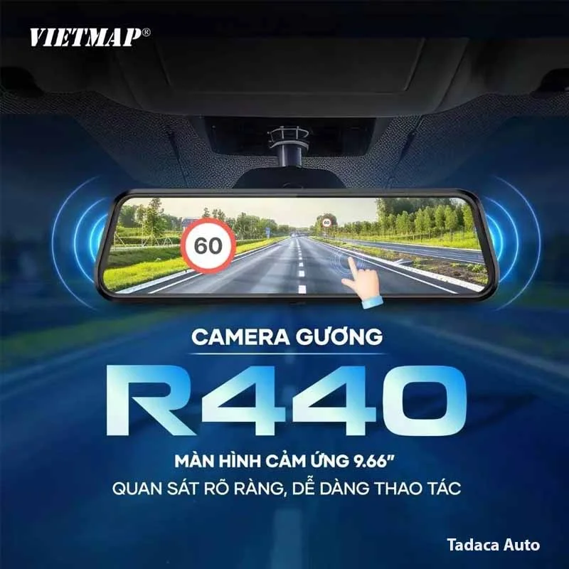 Camera Hành Trình Gương Vietmap R440 4K Siêu Nét