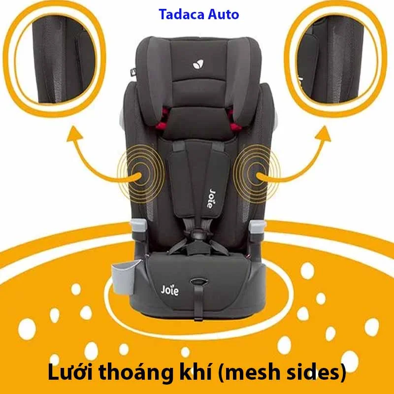 Ghế Ngồi Ô Tô Trẻ Em Joie Elevate Cherry 1 Đến 12 Tuổi