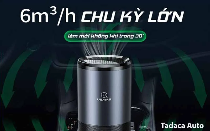 Máy Lọc Không Khí Ô Tô USAMS ZB169