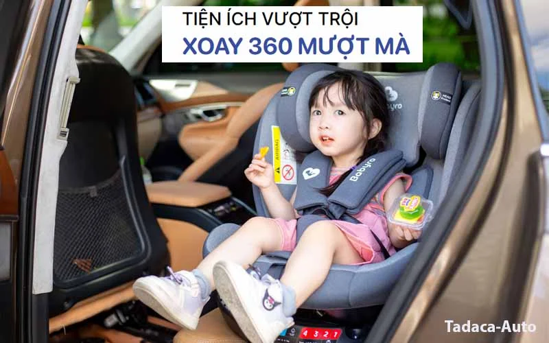 Ghế Ngồi Trẻ Em Ô Tô BABYRO SPINSAFE Chuẩn Châu Âu