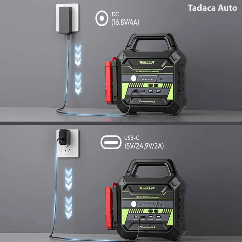 Kích Bình Ắc Quy Yesper P4 12V-6000A Siêu Khủng