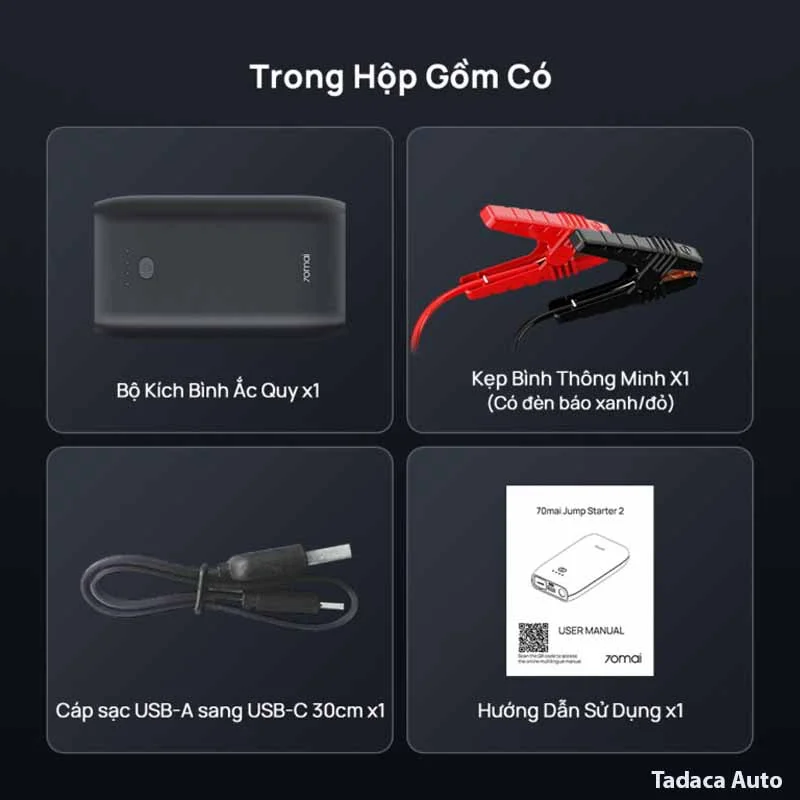 Kích Bình Ắc Quy 70mai PS07 1000A