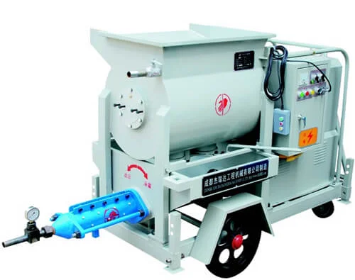 Máy bơm vữa inox áp lực cao còn được trang bị các van và cảm biến áp