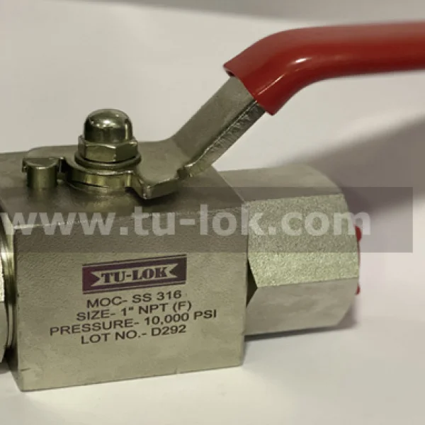 10000 Psi Ball Valve