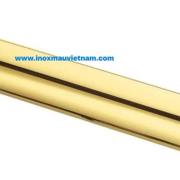 ống inox màu vàng