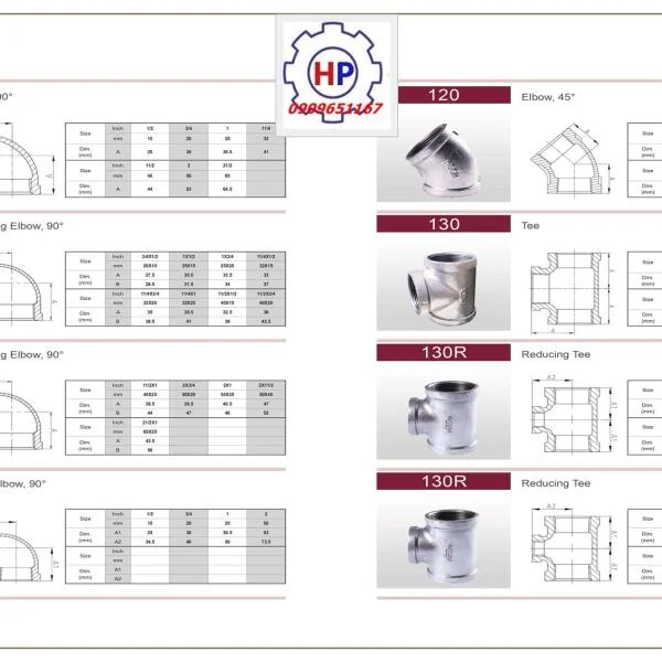 Catalog phụ kiện ống thép
