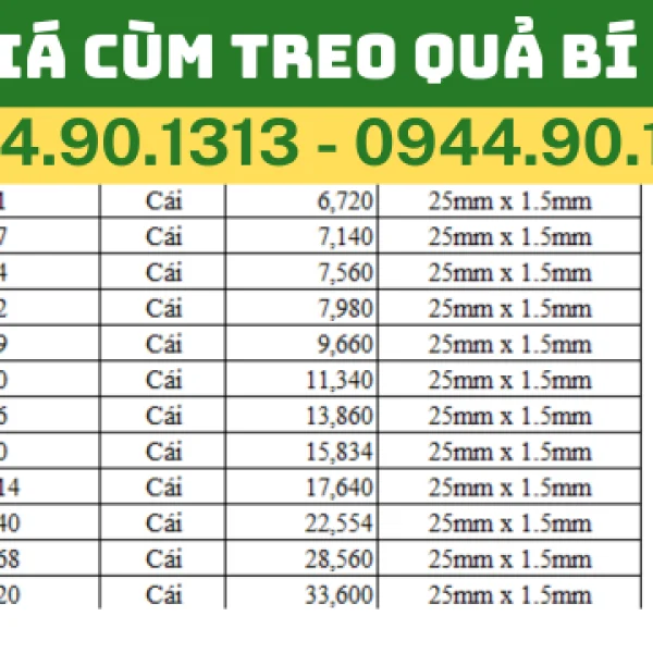 Giá cùm treo ống