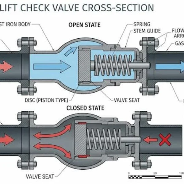 Lift Check Valve là gì? Nguyên lý, phân loại và cách chọn đúng chuẩn