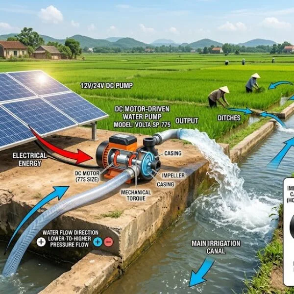 Giới thiệu về máy bơm nước DC