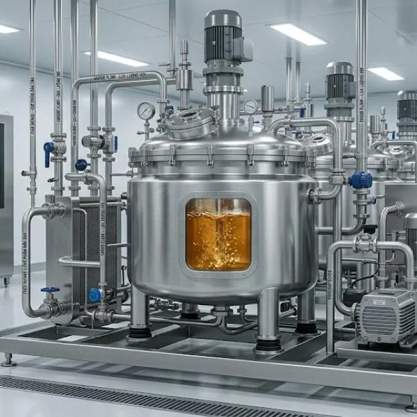 Thiết bị cô đặc chân không có cánh khuấy