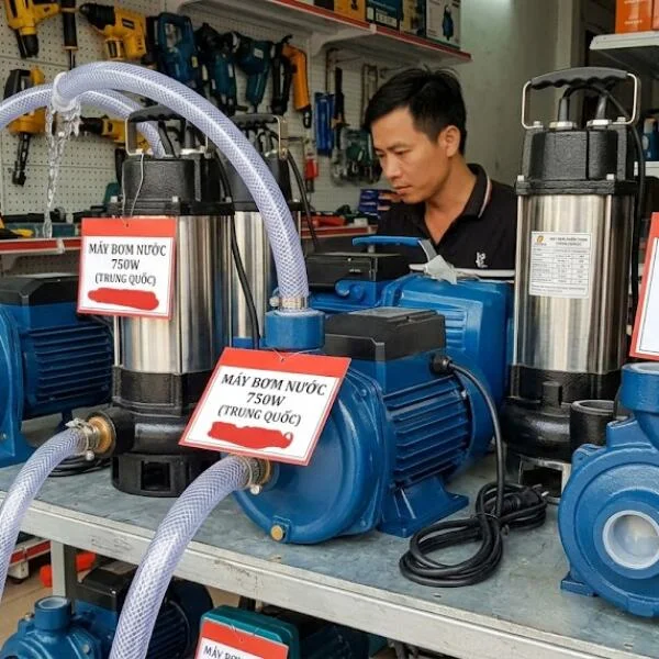 Máy bơm nước 750W Trung Quốc