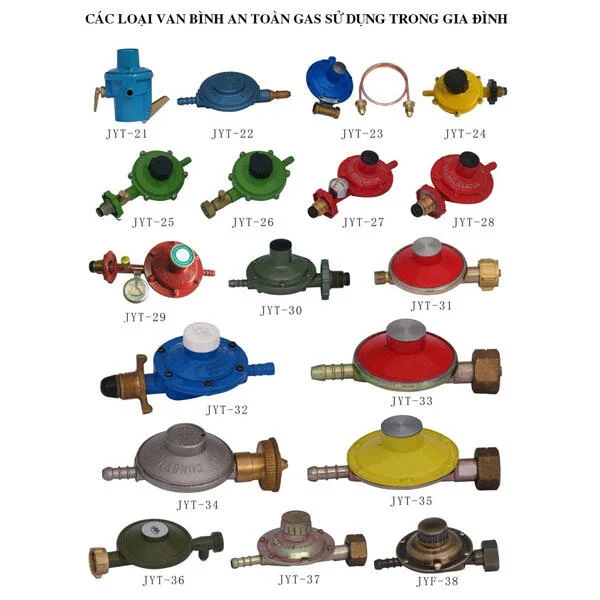 Các Loại Van Bình Gas